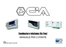 Manuale istruzioni d'uso utente combinatore telefonico CIA Aladin TD92
