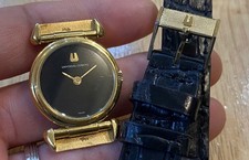 Vintage raro Universal Geneve 842678 quadrante pietra anse speciali art deco unisex