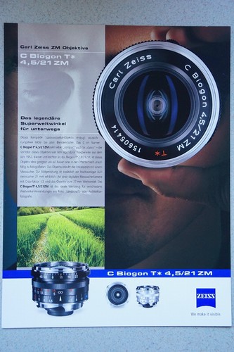 Carl zeiss scheda tecnica - tecnica, c
