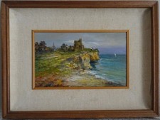 - SCALEA - VECCHIO QUADRO DIPINTO AD OLIO FIRMATO