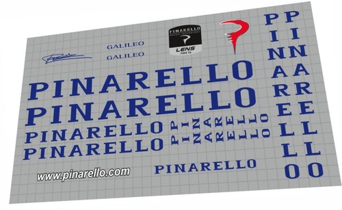 Kit decalcomanie telaio blu