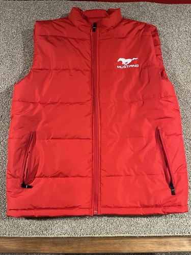 Gilet imbottito rosso ford - gilet,
