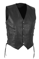 GILET PELLE CAPPOTTO MOTO