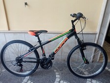 BICICLETTA MOUNTAIN-BIKE 24 AMMORTIZZATA "JAUNTY" 18 VEL. FAUSTO COPPI COL. NERO