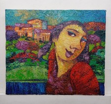 Figura Paesaggio Quadro