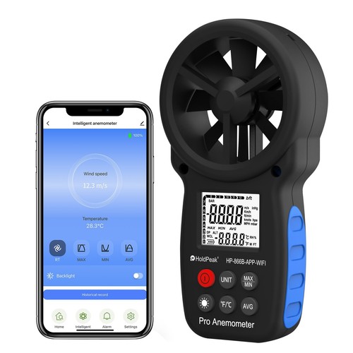 Anemometro digitale wifi - anemometro,