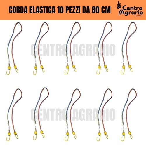 Corde elastiche con ganci - , 80