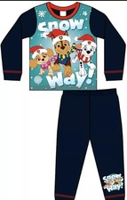 SET PIGIAMA NATALIZIO BAMBINO * PAW PATROL* 4-5 anni NUOVO E CONFEZIONATO