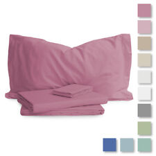 Completo lenzuola Caleffi in flanella tinta unita - dimensioni varie S867