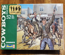 Soldatini Revell Cowboys Wild West 1/72 Sealed on sprue n.2554Soldatini Revell C