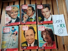LOT 6 magazines tv 1973 télé poche-Guy lux/Danièle gilbert/thevenet