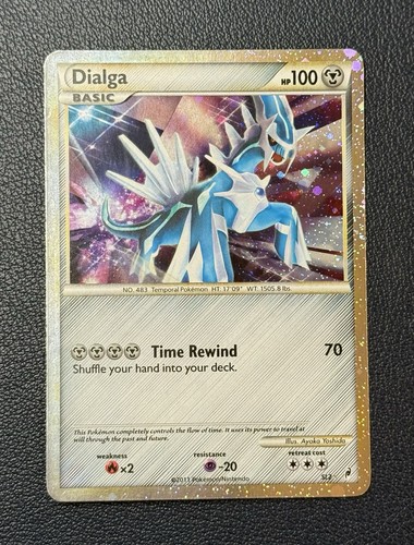 Carta pokemon shiny dialga - pokemon,