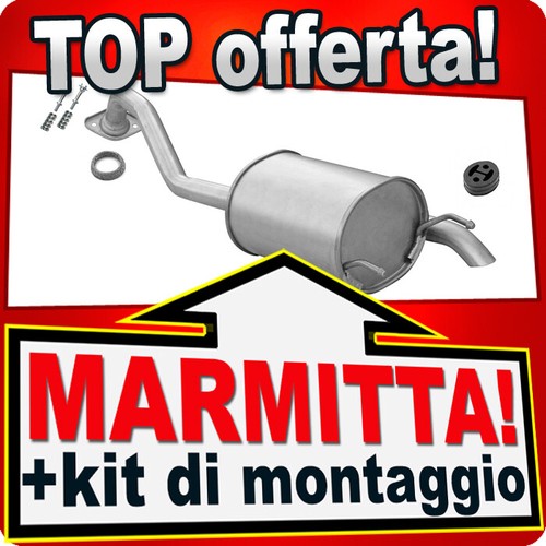Silenziatore posteriore per - silenziatore,