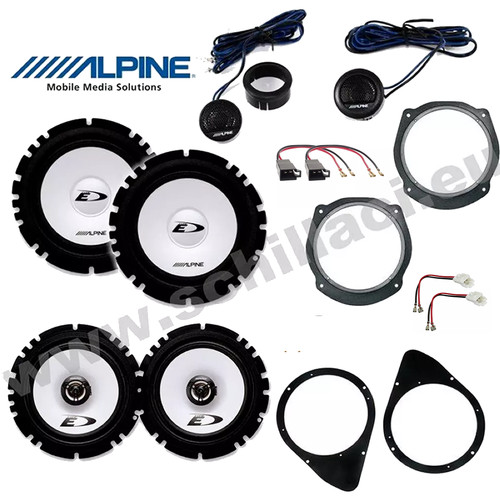 Kit casse alpine per fiat - casse,