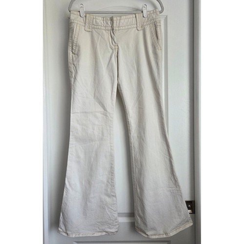 Pantaloni lila vintage - lila, panna