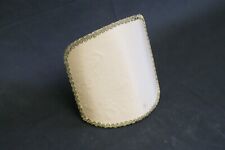 paralume antico ventola vela tessuto seta grigia vintage anni 30 - 40  XX secolo