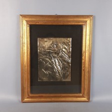 Quadro Bassorilievo D’arte La Resurrezione Pericle Fazzini Lamina Placcata Oro