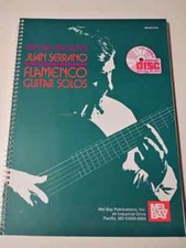 LIBRO + CD MUSICA CHITARRA MEL BAY JUAN SERRANO Flamenco Guitar Solos
