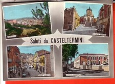 CARTOLINA  CASTELTERMINI  ACQU VIAGGIATA  1965  SALUTI   VEDUTE
