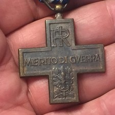 CROCE  MILITARE MERITO DI GUERRA REPUBBLICA ITALIANA