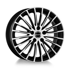 4 cerchi in lega NAD MAK STARLIGHT 7,5x17 5x112 ET 45 ICE BLACK per MERCEDES