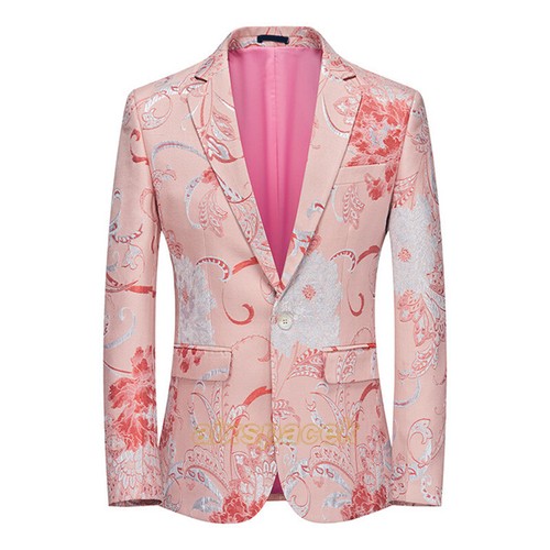 Giacca jacquard uomo fiori
