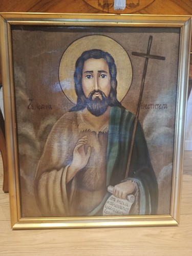 Antica icona san giovanni - icona,