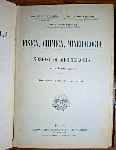 Fisica chimica mineralogia - fisica,