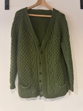 Cardigan vintage aran lavorato
