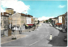 CARTOLINA DI ROVIGO ,ADRIA - VIA CESARE BATTISTI  viaggiata 1966