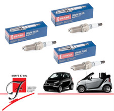 KIT 3 CANDELE NICKEL ORIGINALI DENSO XU22HDR9 MCC SMART 451 1.0 INCL. BRABUS