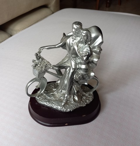 Statuina coppia bicicletta - coppia, in