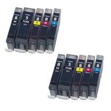 10 cartucce inchiostro per