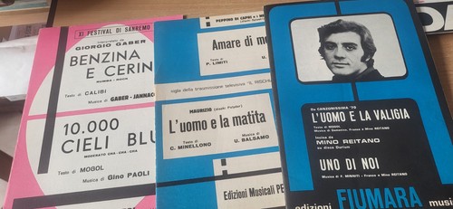 Spartito musicale lotto di - :,