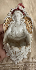 Antica acquasantiera -Arte sacra -Font - Benitier in ceramica - angelo