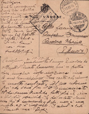 1915 - REGIA NAVE VARESE - RARA POSTA MILITARE IN FRANCHIGIA -