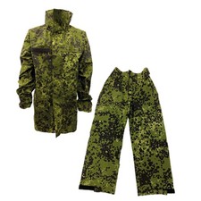 Tuta protettiva dall'umidità giacca pantaloni pantaloni antipioggia giacca antipioggia Danimarca GORETEX ARMY usata