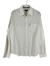 Camicia Bianca Solida Casual