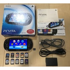 Lotto 10 giochi Sony PS Vita PCH-1100 nera testata con scatola caricatore 8GB memoria #13