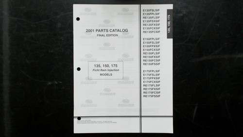 Catalogo ricambi evinrude - catalogo, 2001