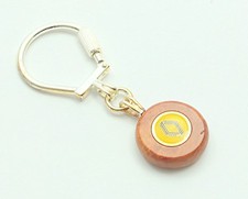 Portachiavi in argento 925 e radica Renault