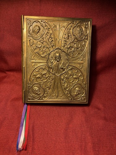 Antica custodia libro bibbia - antica,
