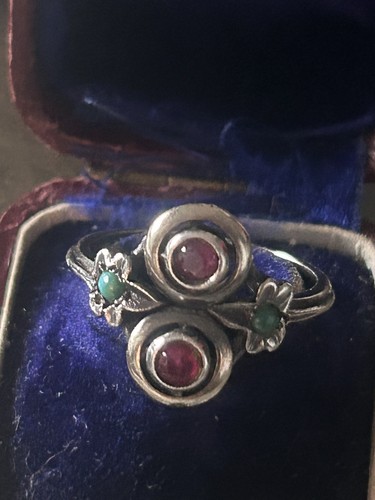 Anello antico oro argento - oro,