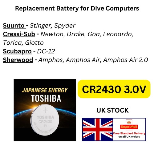 Batteria cr2430 suunto - cr2430,