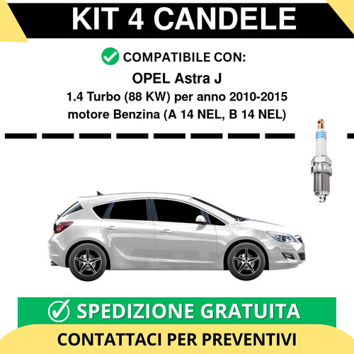 Kit candele per - candele, astra