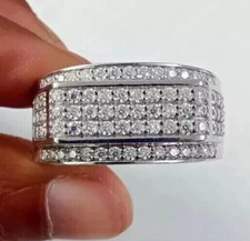 Anello da uomo taglio tondo