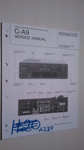 Kenwood manuale di - kenwood, c-a9