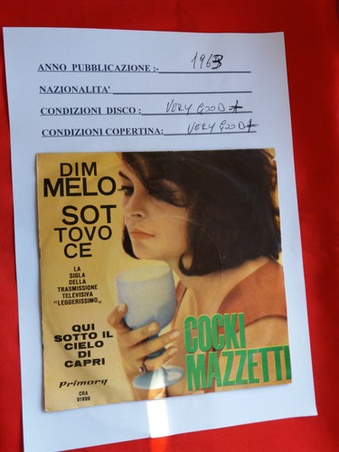 Disco giri cocki mazzetti - disco, 45