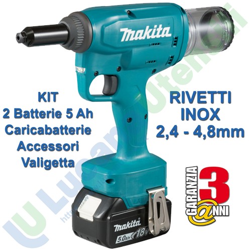 Rivettatrice batteria 18v - rivettatrice, a