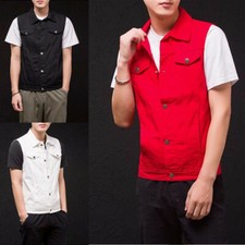 Hommes Motard sans Manche